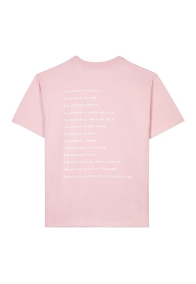 The Kooples Marškinėliai su spaudiniu - powder pink
