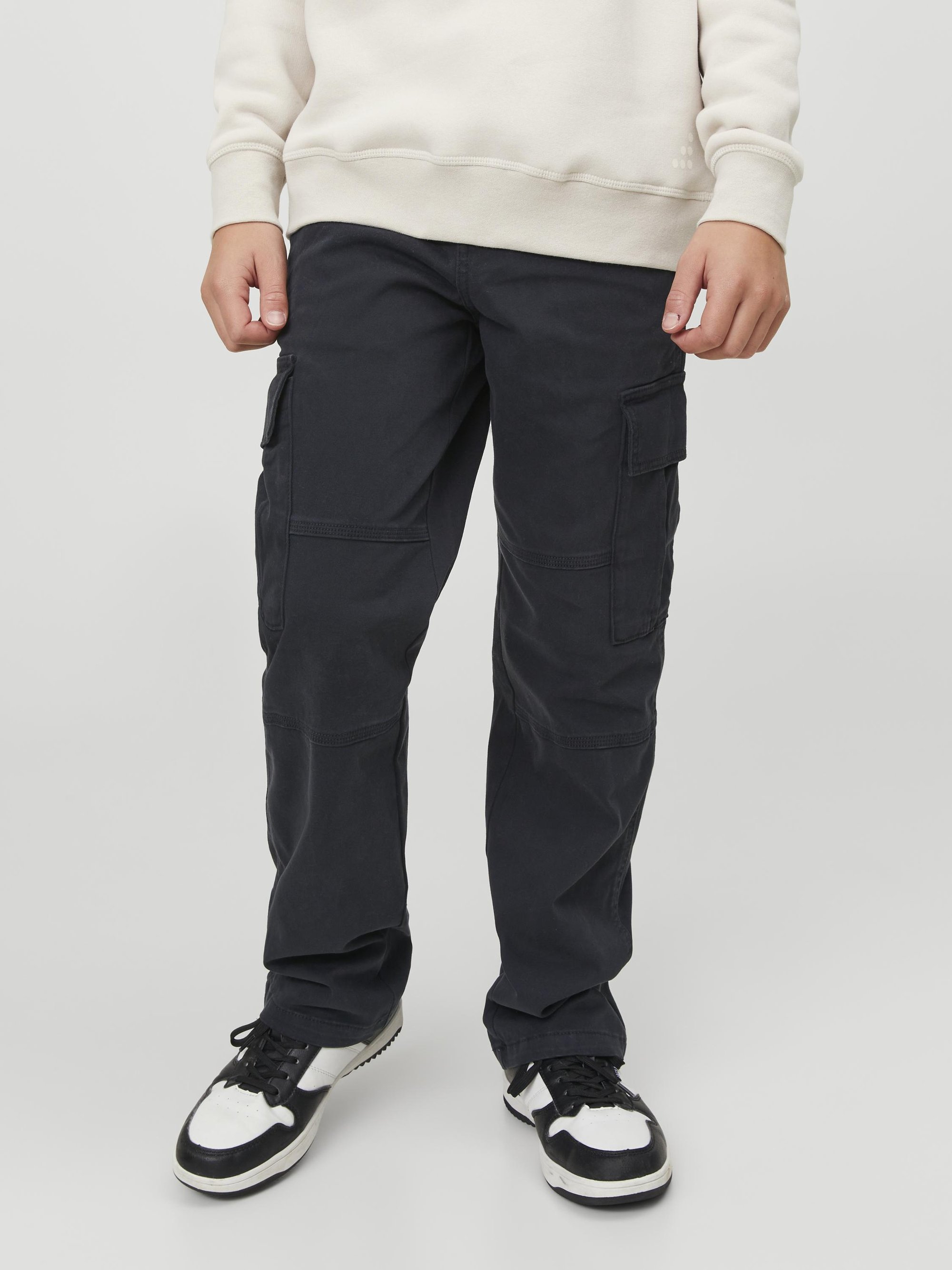 JACK & JONES Pantalon Cargo Garçon Jpstkane Jjharlow Cargo Noos Junior - Style Décontracté Et Confortable