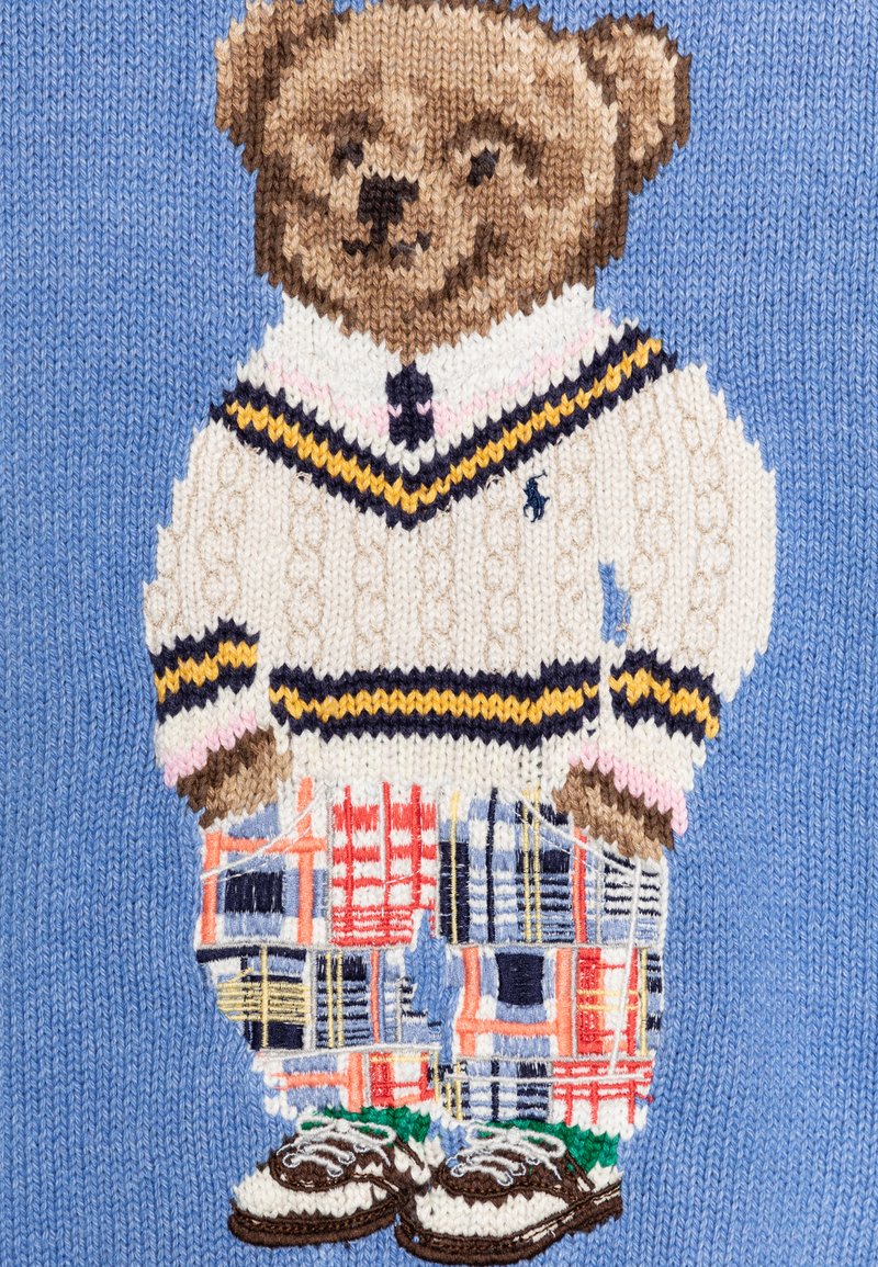 Polo Ralph Lauren BEAR - Jumper - soft royal preppy/multi-coloured -  Zalando.co.uk