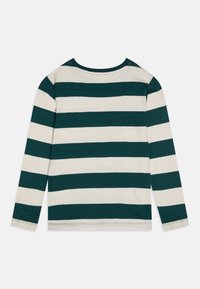 Friboo 2 PACK - Top dugih rukava - dark green/off-white