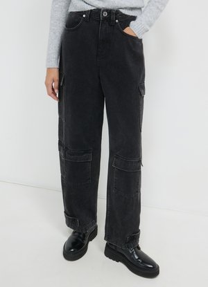 Calliope VITA ALTA  - Jeans a sigaretta - nero