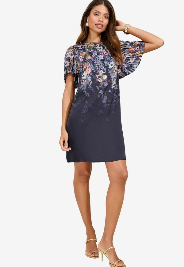 REGULAR FIT - FLORAL PLEATED MINI  - Freizeitkleid