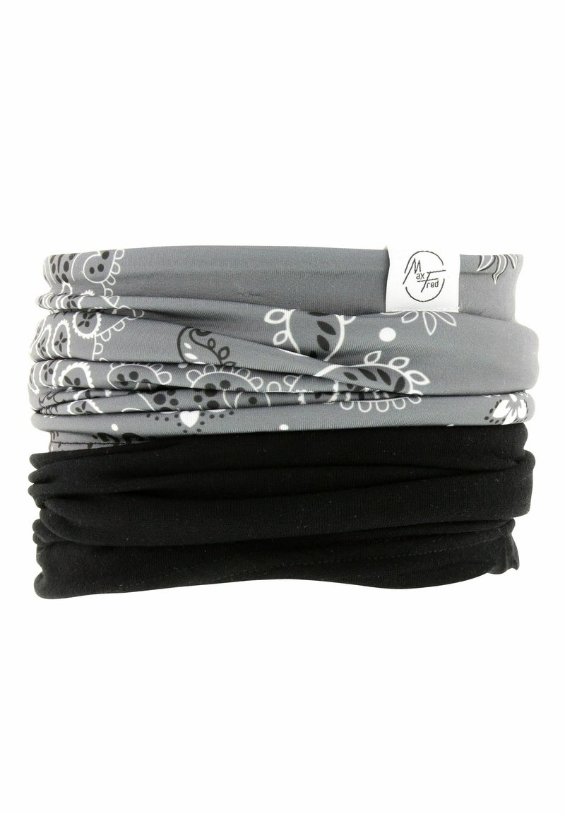 Herren Tücher | MaxFred Schal paisley grau/grau-meliert - MR68482 Herren Tücher | MaxFred Schal paisley grau/grau-meliert - MR68482