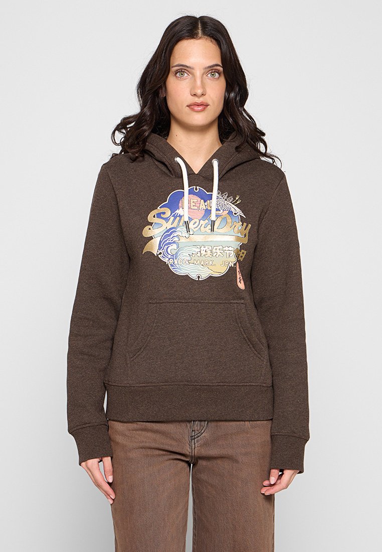 Superdry & Co Hoodie bruin