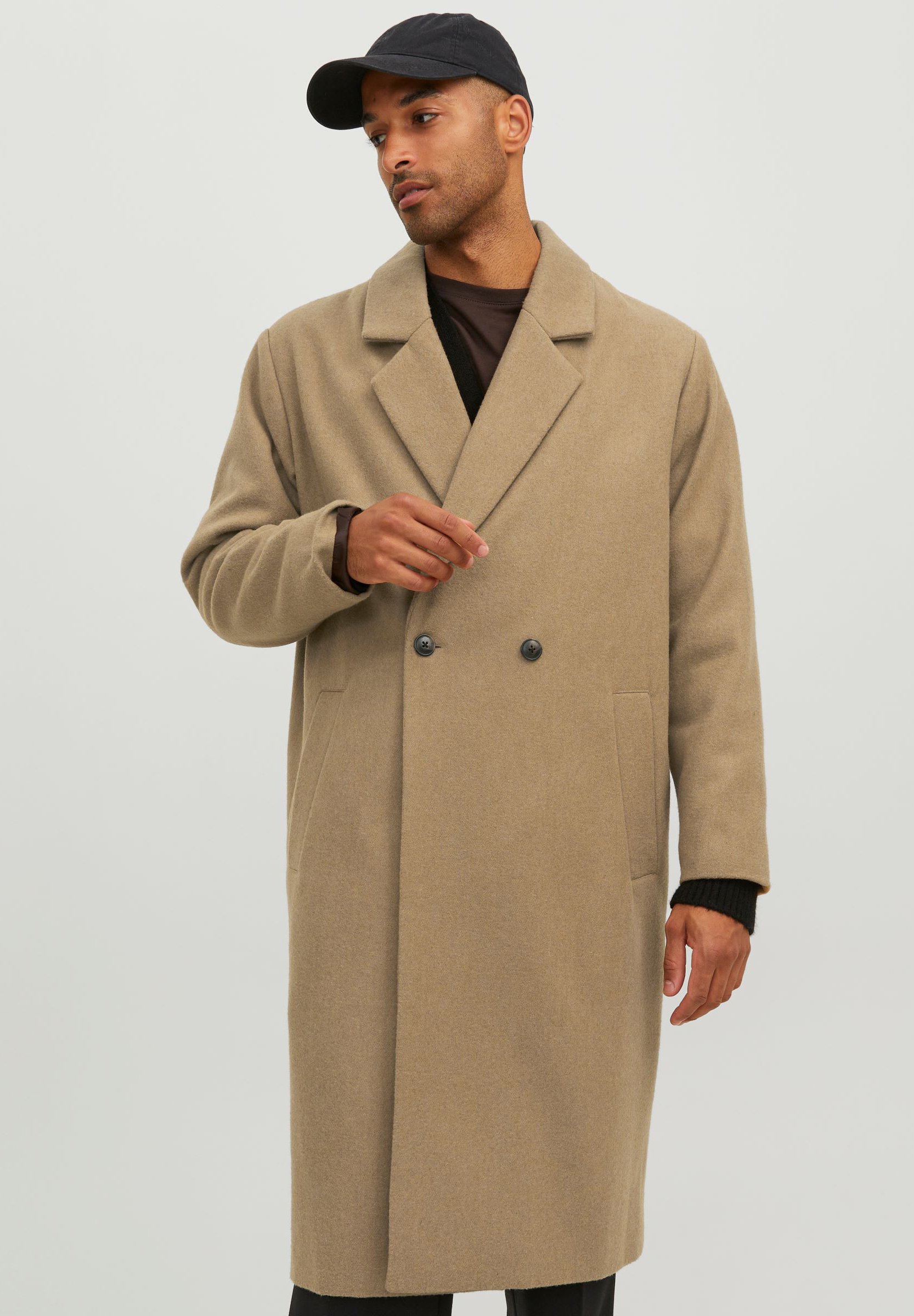 Trench Coat Pour Femme Jack & Jones - Coupe Regular, 100% Coton, Style Délavé Intemporel