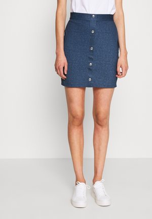 Mini skirt - dark-blue denim
