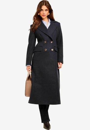 Lipsy PETITE FIT - LONG LINE DOUBLE BREASTED - Klasisks mētelis - blue