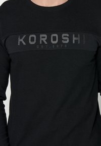 Koroshi Top dugih rukava - black
