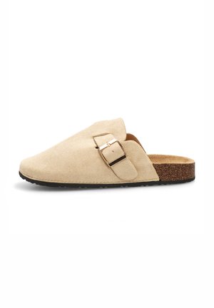 Sandalias planas - beige