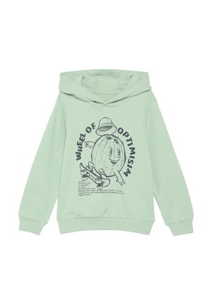 Kapuzenpullover - salbeigrün