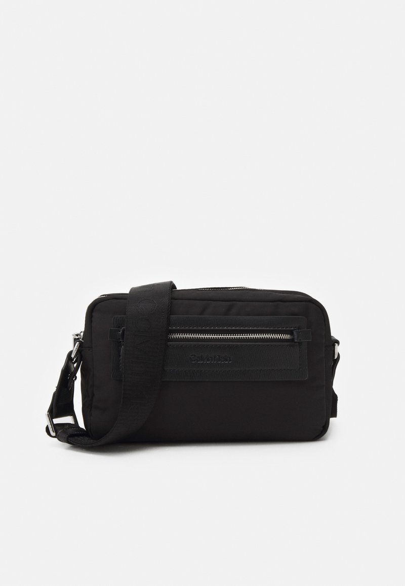 Calvin Klein ESSENTIAL CAMERA BAG Across body bag black/mottled