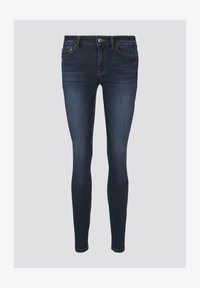 Unselected, dark stone wash denim