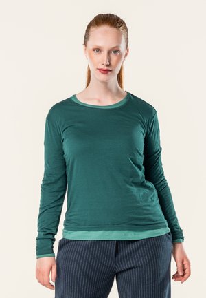 Long sleeved top - dark sea