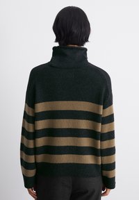 Marc O'Polo GESTREIFTER ROLLKRAGEN - Strickpullover - stripe dark slate melange