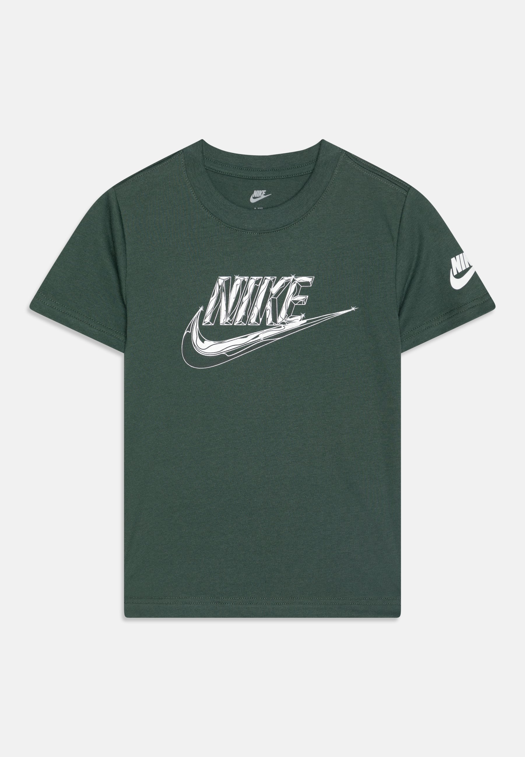 Nike Sportswear FUTURA METALLIC Print T-shirt vintage green