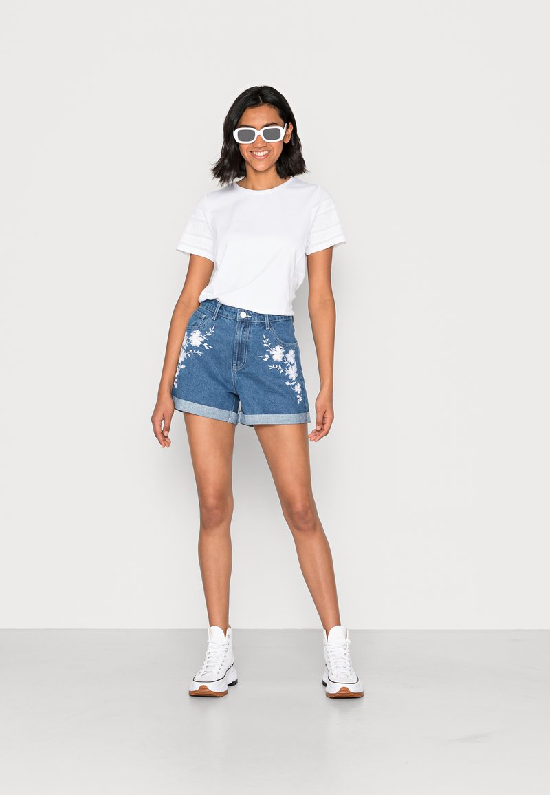 Damen T-Shirts | Vila VITRIVA ABRO T-Shirt basic cloud dancer/weiß - GK82981 Damen T-Shirts | Vila VITRIVA ABRO T-Shirt basic cloud dancer/weiß - GK82981