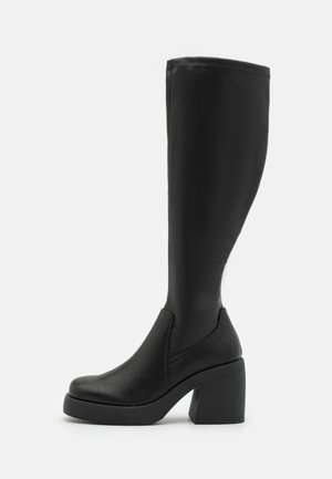 LAX - High Heel Stiefel - black paris