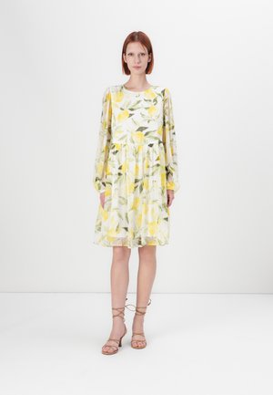 Vero Moda VMIBBI O NECK DRESS - Day dress - snow white