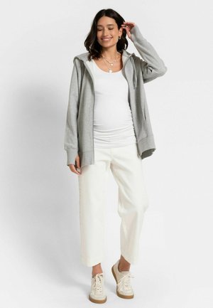 Seraphine, 3-IN-1 - Sweater met rits - grey marl