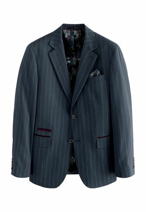 REGULAR FIT - TAILORED FIT TRIMMED STRIPE  - Suit jacket - blue