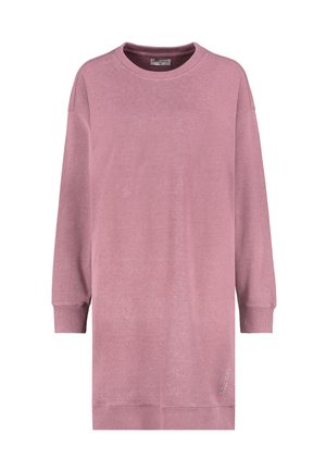 MINIMALISTISCHES LONG DRESS MIT RUNDHALS UND LANGEN ÄRMELN - Jersey dress - lila