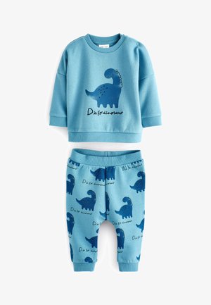 COLOURBLOCK SET 2 PIECE - Spodnie materiałowe - blue