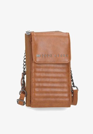 Pepe Jeans, BIKER MOBILE PHONE HOLDER - Bandolera - brown