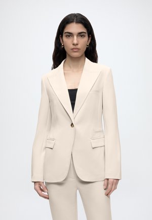 Bruuns Bazaar SOCRATEABBTIFF BLAZER - Σακάκι τύπου μπλέιζερ - light sand