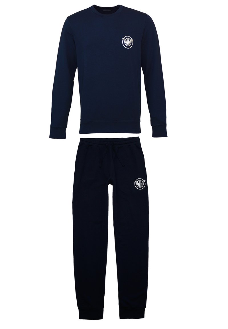 Emporio Armani SET LANGARM - Pijama - dunkelblau/azul marino - Zalando.es