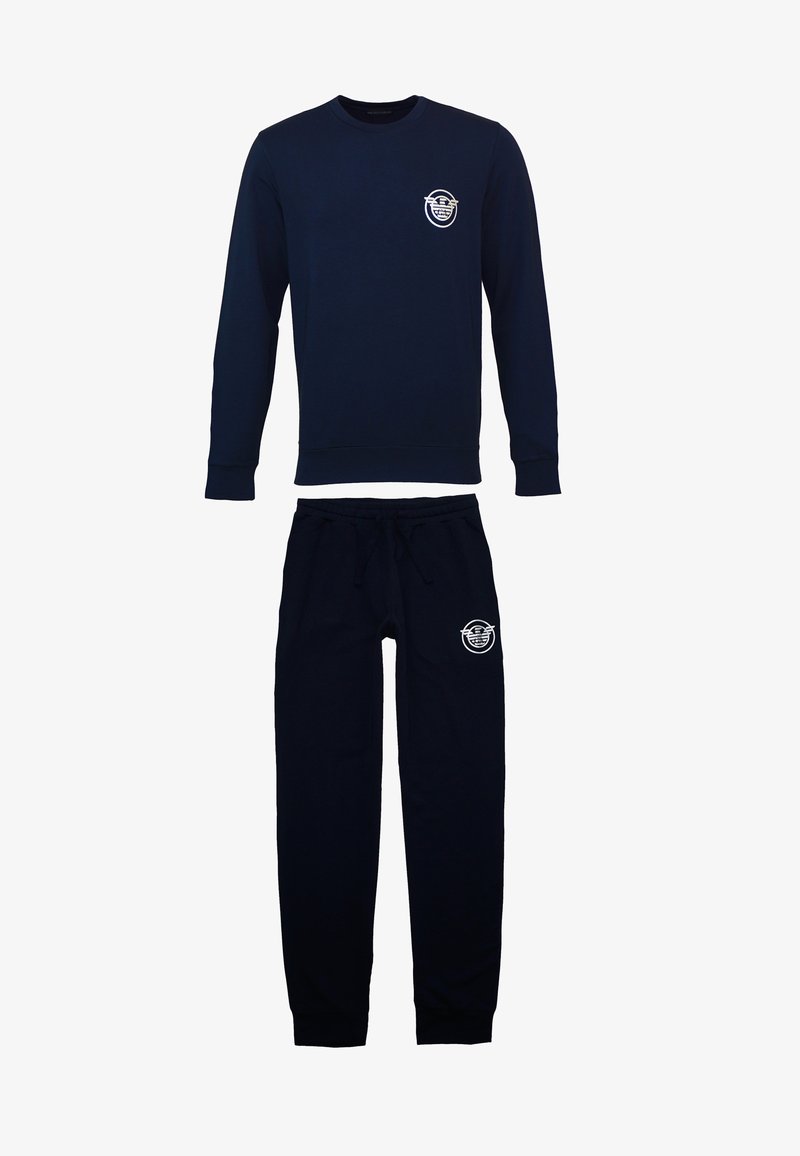 Emporio Armani SET LANGARM - Pijama - dunkelblau/azul marino - Zalando.es