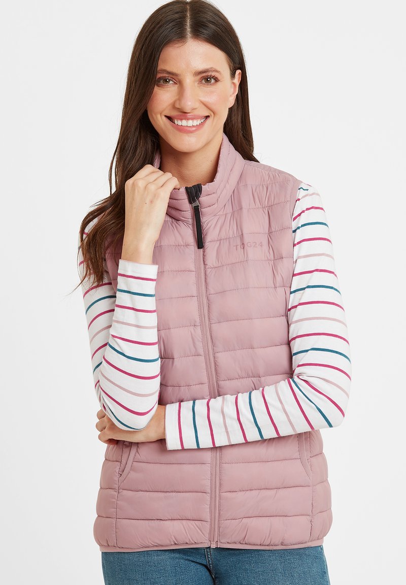 TOG24 GIBSON - Waistcoat - faded pink