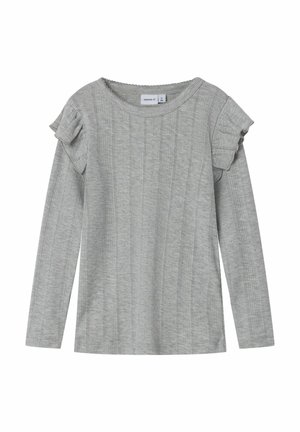 NMFJULIA NOOS - Langarmshirt - grey melange