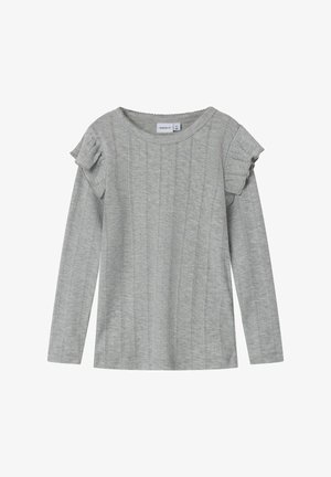 Name it NMFJULIA NOOS - Long sleeved top - grey melange