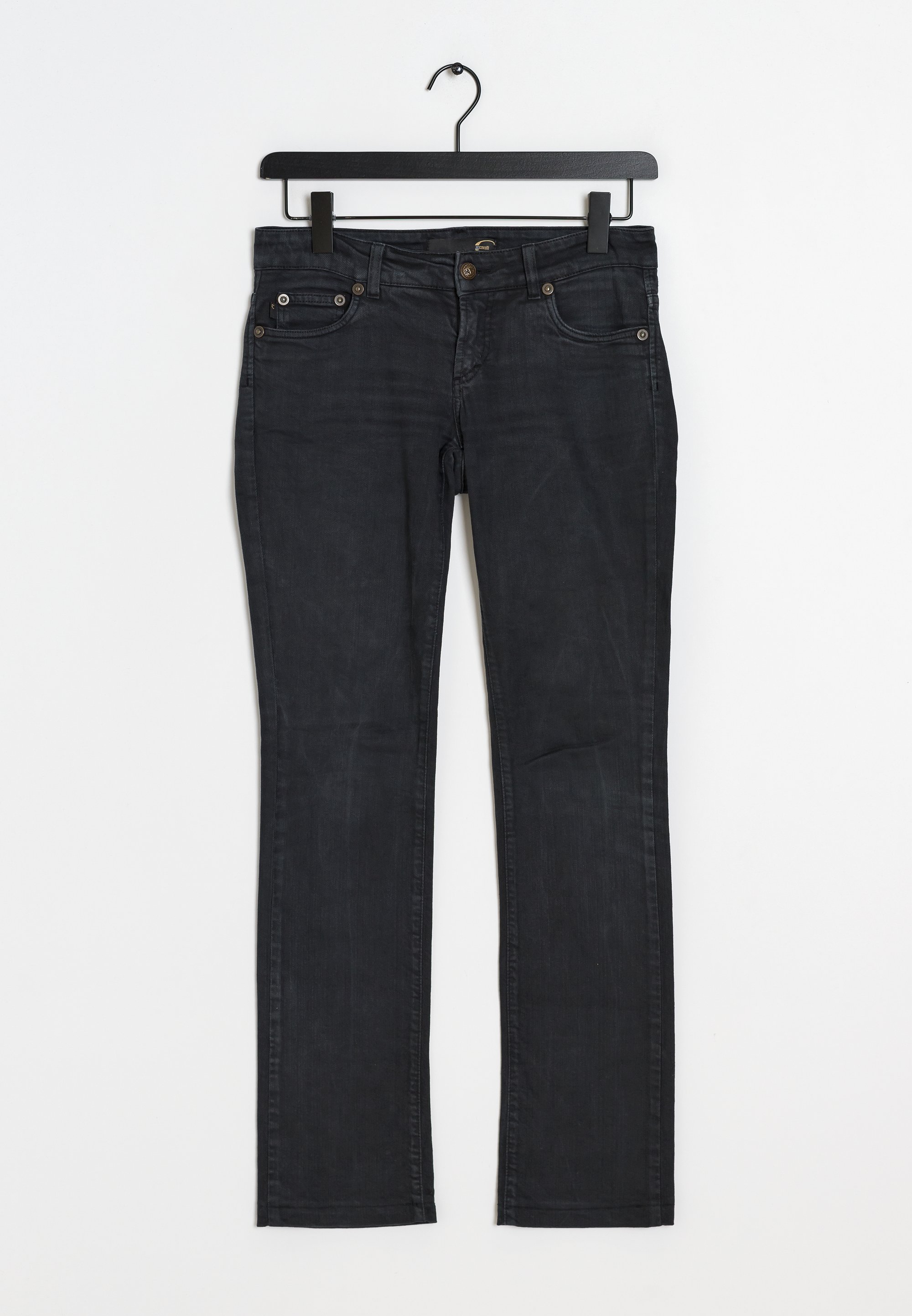 Just Vaqueros rectos - black/negro mano) -