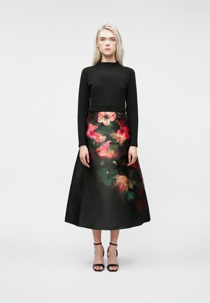 VICLARA MIDI MIX DRESS - Cocktailkjole - black