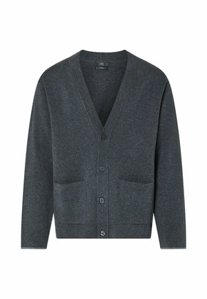 LIU JO, LIU JO CARDIGAN WITH POCKETS - Gilet - dark grey
