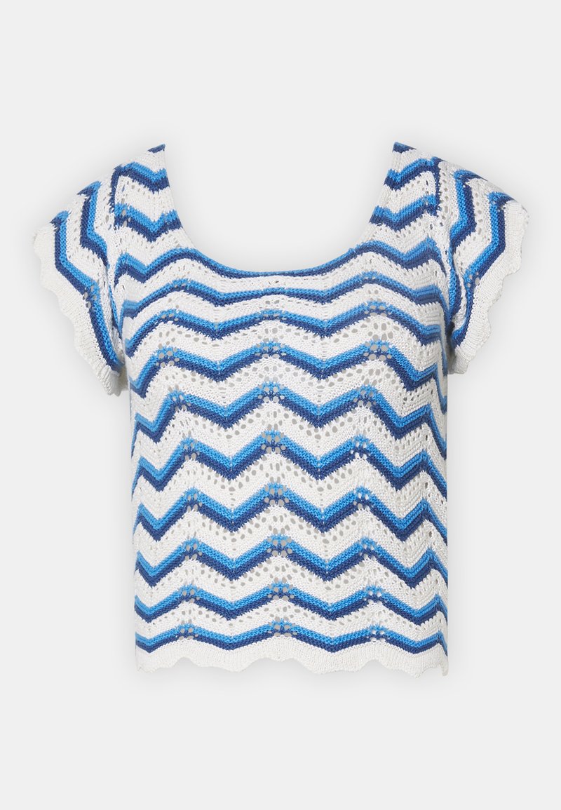 Vila T-shirt print crème