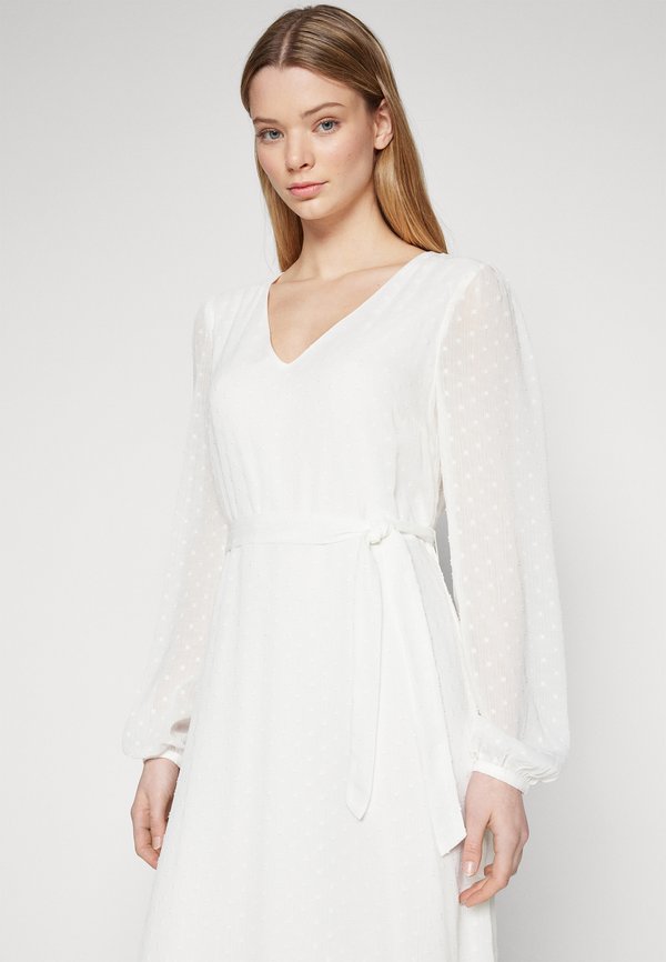 VIMALIANA V-NECK ANCLE DRESS - Occasion wear - cloud dancer2