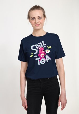 CARE BEARS UNLOCK THE MAGIC SPILL THE TEA - T-shirts print - french navy