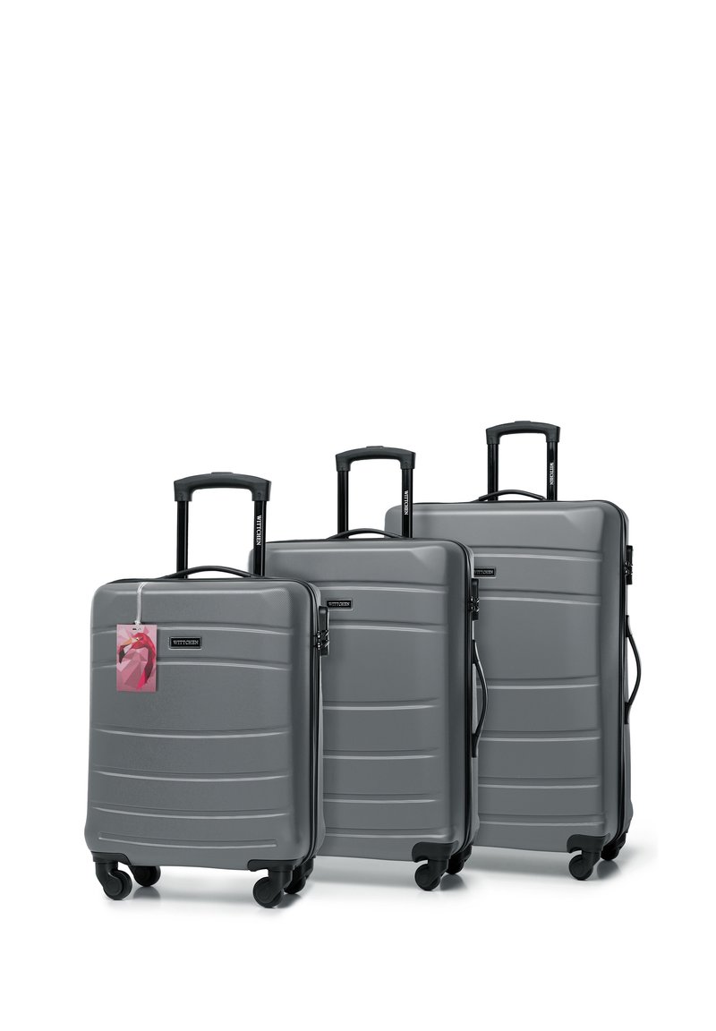 WITTCHEN LUGGAGE SET WITH TAG FROM ABS - Kufr - grey