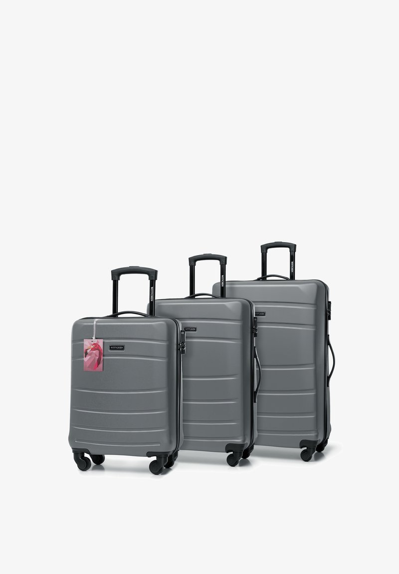 WITTCHEN LUGGAGE SET WITH TAG FROM ABS - Kufr - grey