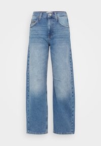 BATTERED VINTAGE LOGAN - Wide Leg - blue