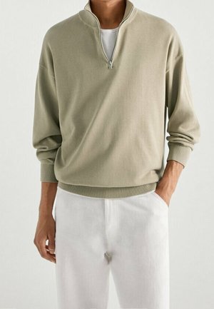 Strickpullover - light green