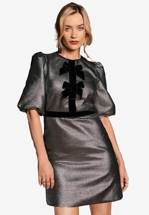 REGULAR FIT - Cocktail dress / Party dress - silver metallic