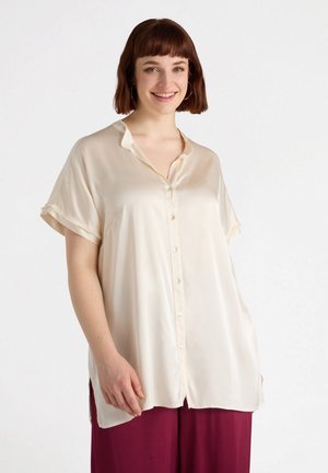 MANICHE CORTE - Button-down blouse - beige