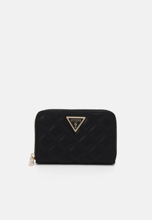 Guess GIULLY MEDIUM ZIP AROUND - Portefeuille - black