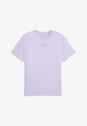 Puma, M PUMA X HYROX POLY GRAPHIC TEE - T-shirts print - light lavender
