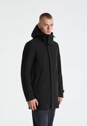 Peuterey, PEUTEREY GROFF KPR GRS 01 LONG JACKET WITH COLLAR - Manteau d'hiver - black