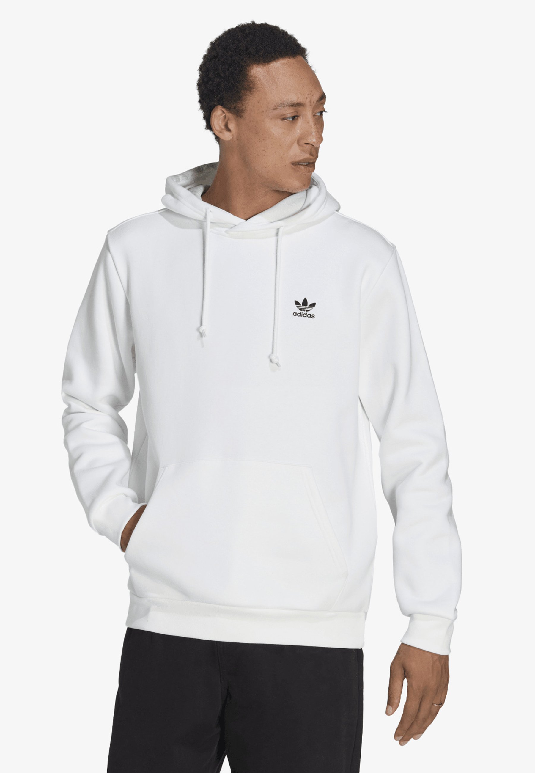 adidas Originals ESSENTIAL HOODY UNISEX - Sweat à capuche - white