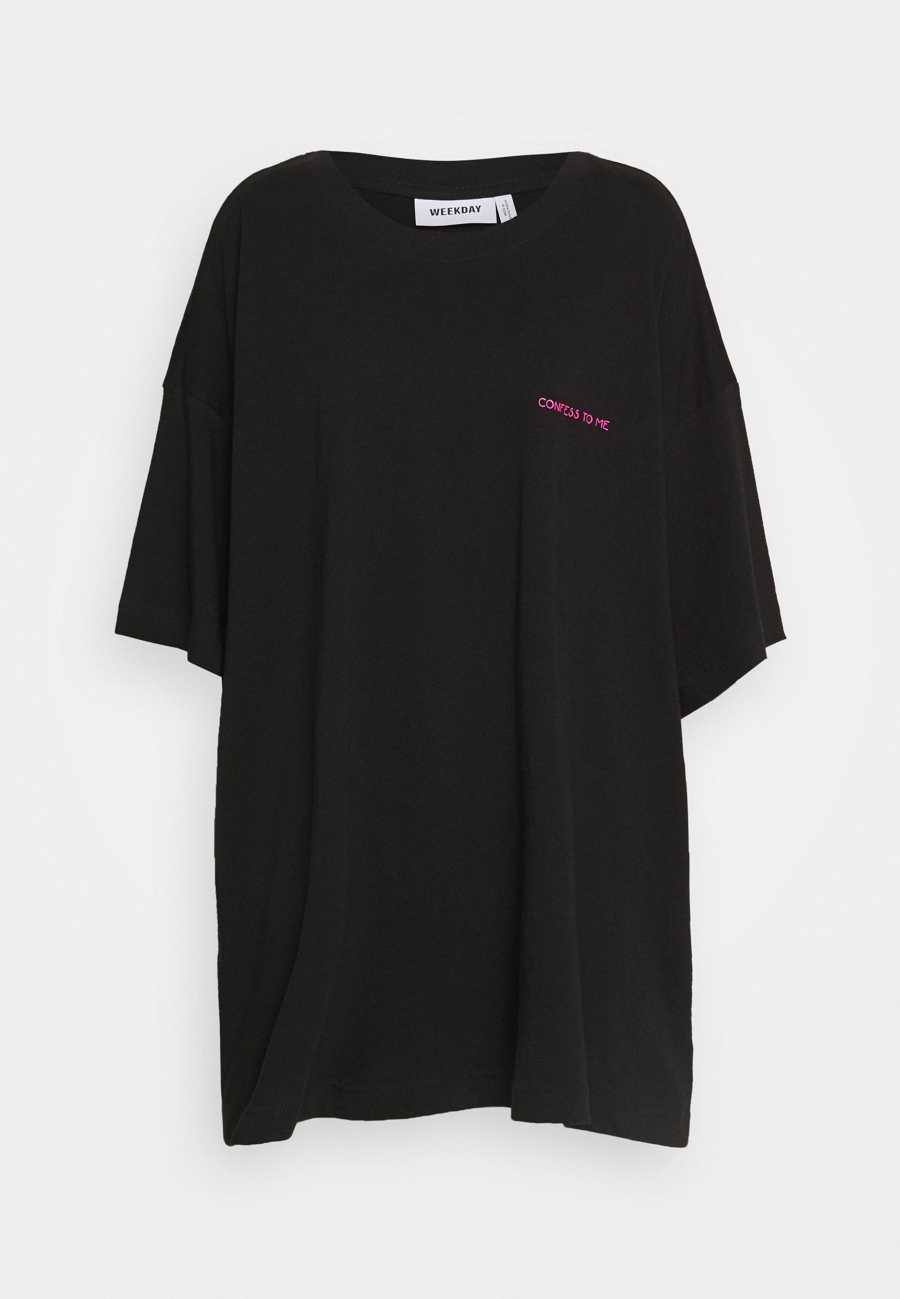 Weekday HUGE DRESS Jerseykjole black Zalando.no Weekday HUGE DRESS - Jerseykjole - black